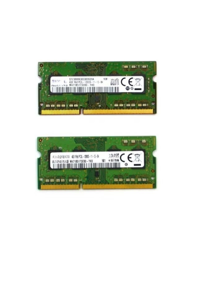 8GB Kit (2 x 4GB) DDR3 PC3L-12800 1600MHz Laptop RAM Memory Module (204-pin SODIMM)