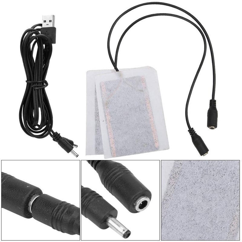 Astibym Portable Carbon Heating pad, 5v USB Fever Heat mat, Temperature Control Gloves Warmer for Mountaineering Equipment - Image 2