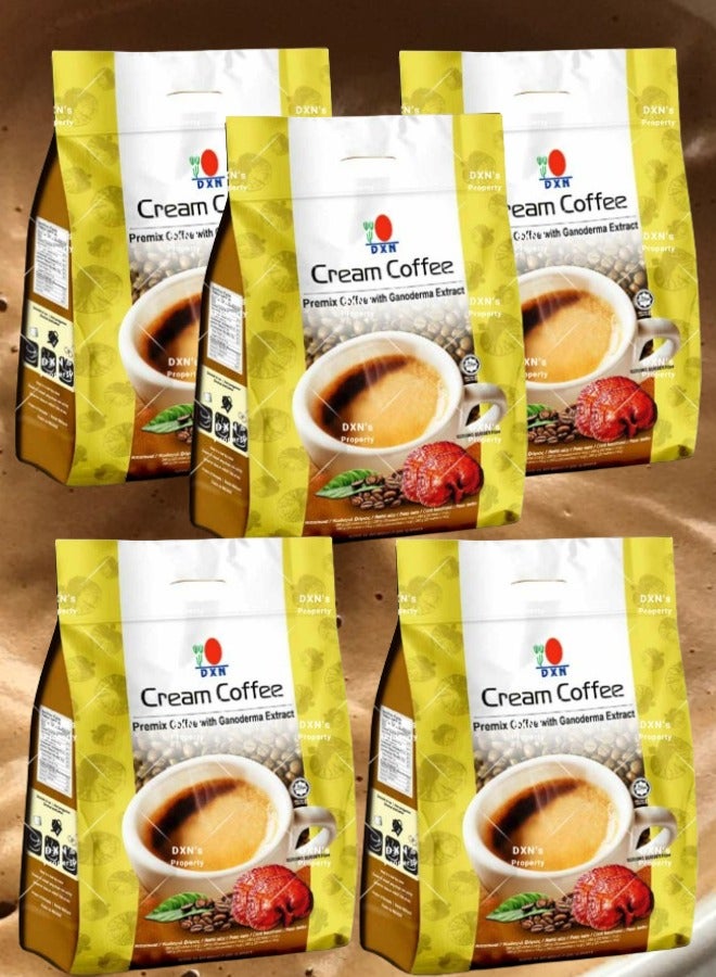 DXN 5 Pieces Cream Coffee 20 packs x 14 gram  - Image 1