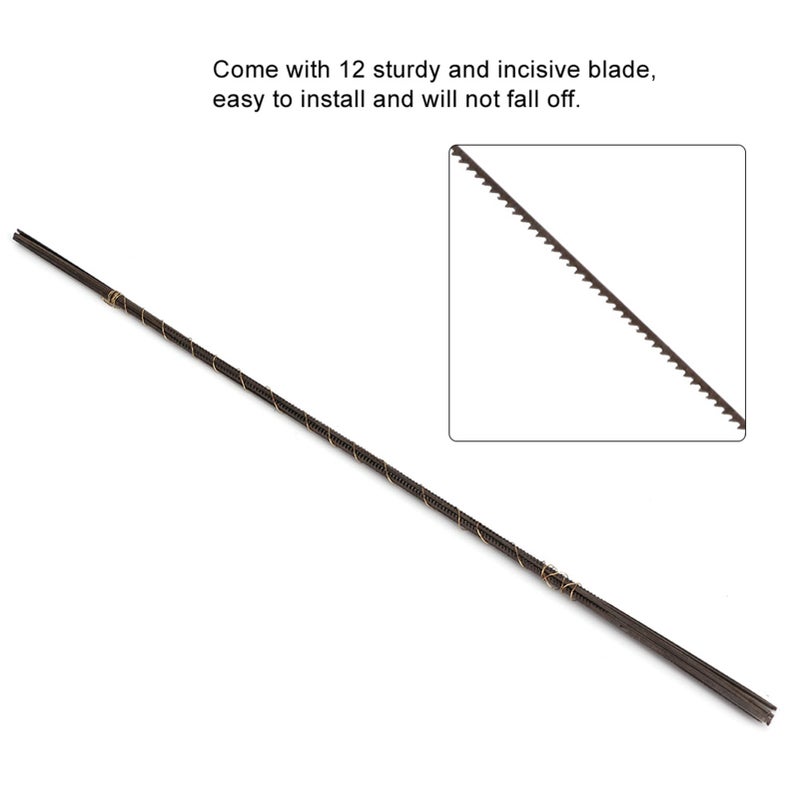 Portable Saw Bow Jewelry Wire Carved Black U Shaped Handle Tool for Jewelry Processing - Image 2