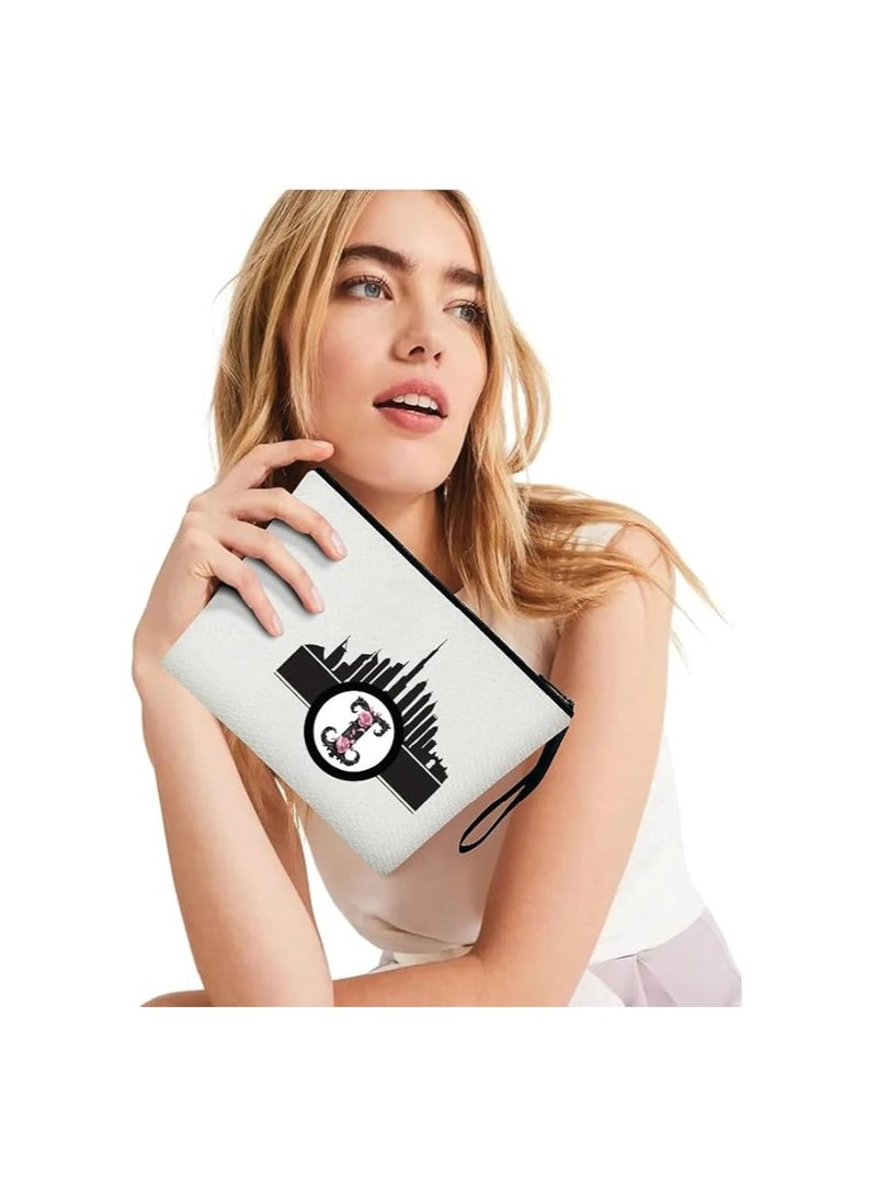 أفق دبي مع حقيبة مستحضرات التجميل الأولية ذات الحروف الأولى - حقيبة مكياج ذات الحروف الأولى - حقيبة مكياج أفق دبي - حقيبة مستحضرات التجميل للمسافرين - Image 3