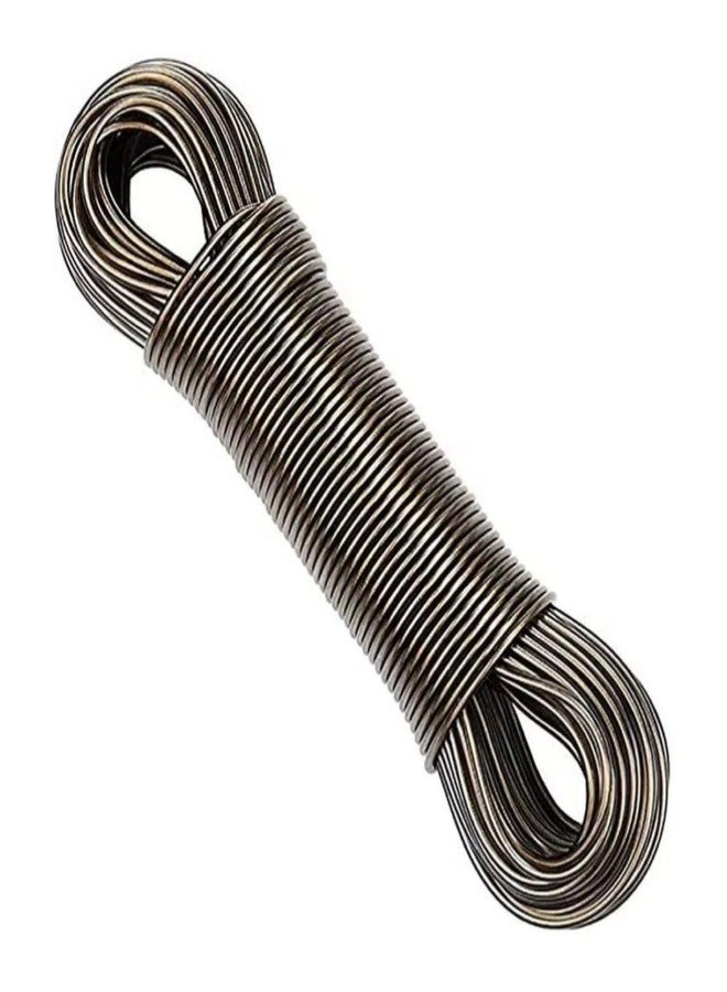 RK Trends PVC Coated Cloth Drying Wire with 2 Bonus Plastic Hooks: Weather-Resistant, Durable, and Versatile - Perfect for Clothesline, Laundry Drying, and More (20 Meter, 4) - Image 1