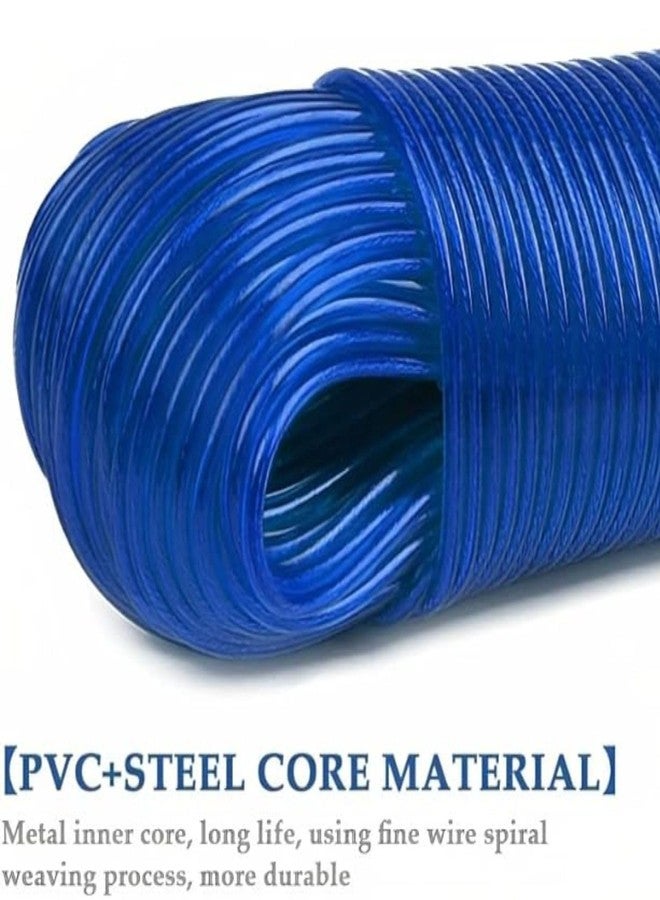 RK Trends PVC Coated Cloth Drying Wire with 2 Bonus Plastic Hooks: Weather-Resistant, Durable, and Versatile - Perfect for Clothesline, Laundry Drying, and More (20 Meter, 4) - Image 5