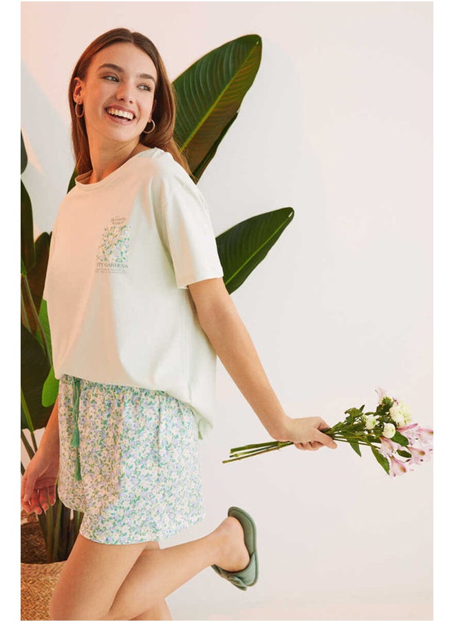 women'secret - Short pajamas flowers - Image 1