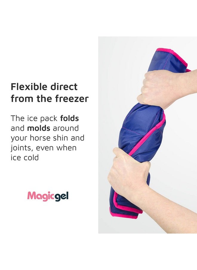 Magic Gel Horse Ice Pack  Cooling Leg Wraps For Hock, Ankle, Knee, Legs, Boots, And Hooves. (Twin Ice Boot, By Magic Gel)  - Image 3