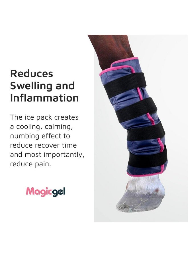 Magic Gel Horse Ice Pack  Cooling Leg Wraps For Hock, Ankle, Knee, Legs, Boots, And Hooves. (Twin Ice Boot, By Magic Gel)  - Image 5