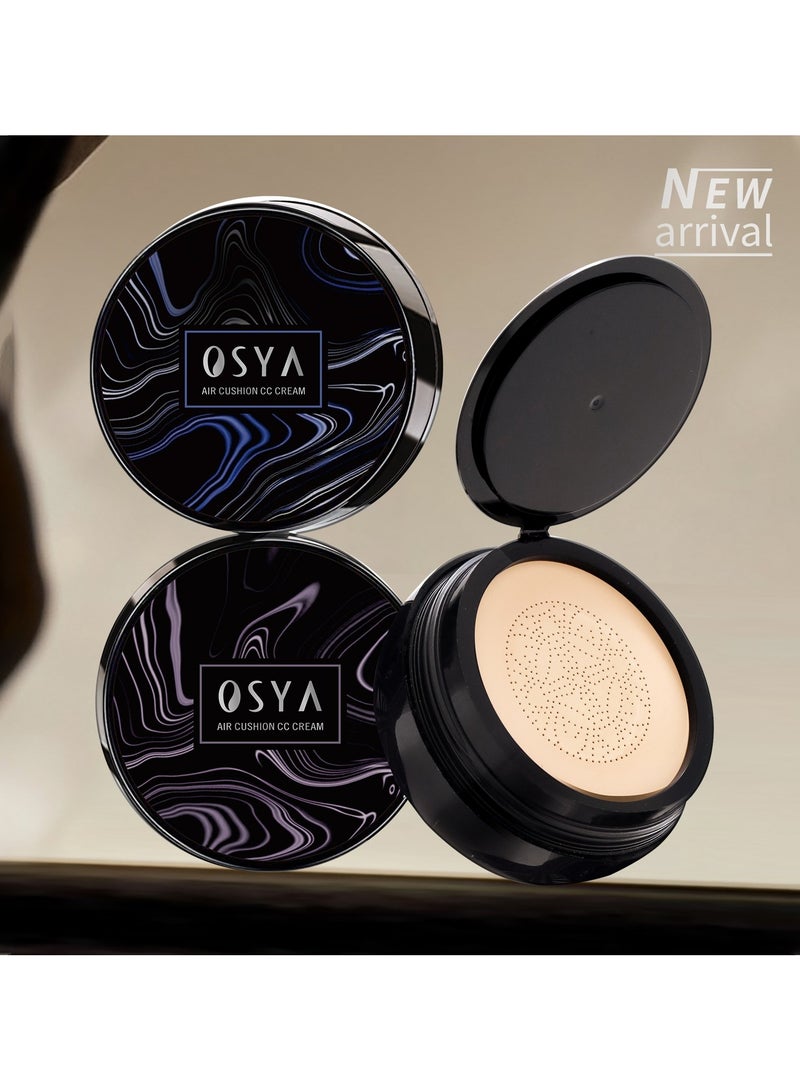 OSYA AIR CUSHION CC CREAM MOISTURIZE CONCEALER Foundation Makeup Base Primer CC Cream (01# IVORY) - Image 1