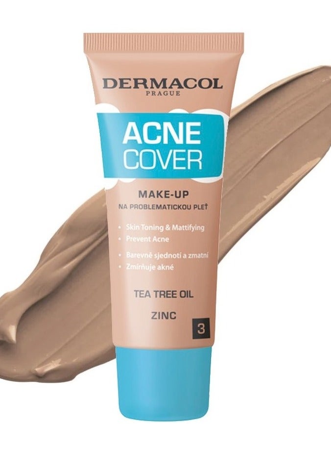 ديرماكول كريم أساس لتغطية حب الشباب 30 مل، 03 - Image 1