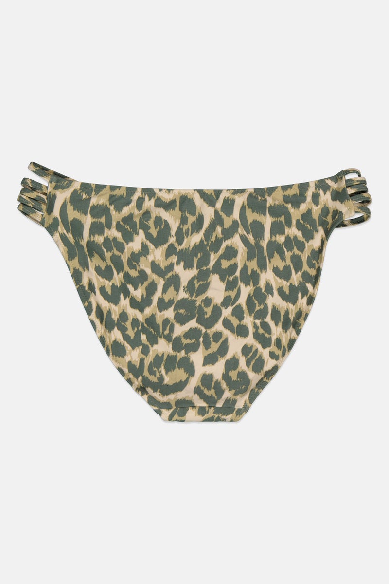 Aerie Women Animal Printed Bikini Bottom, Multicolor  - Image 2