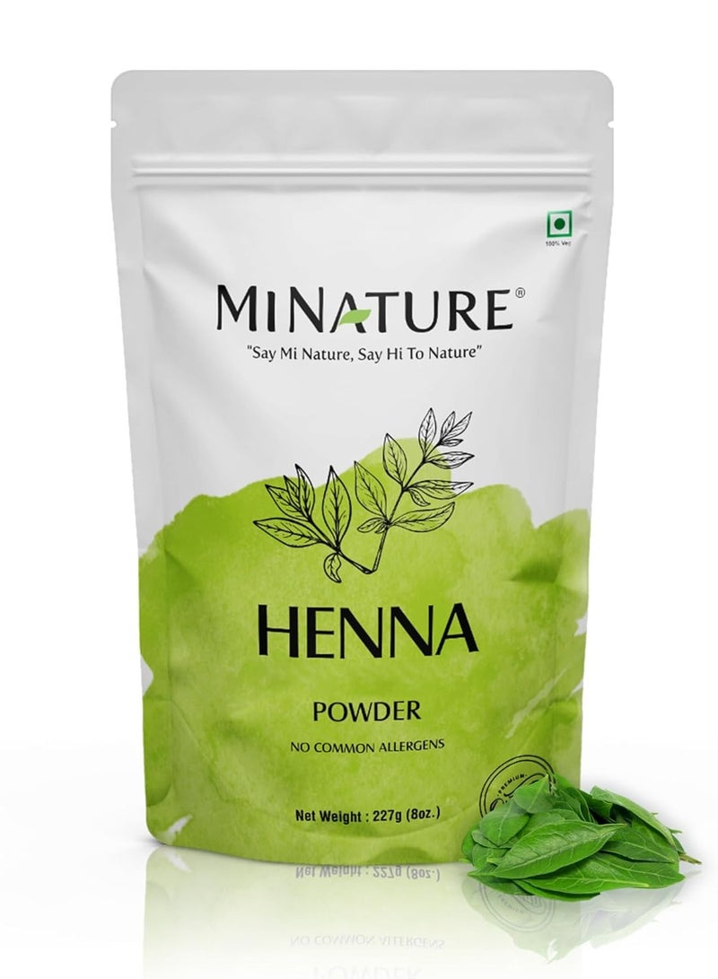 ميناتور مسحوق حناء مي نيتشر النقي ٢٢٧ غرام | حناء طبيعية من مصادر نباتية لتلوين الشعر والعناية به | عناية بالشعر بالأعشاب | بدون مواد حافظة مضافة - Image 1