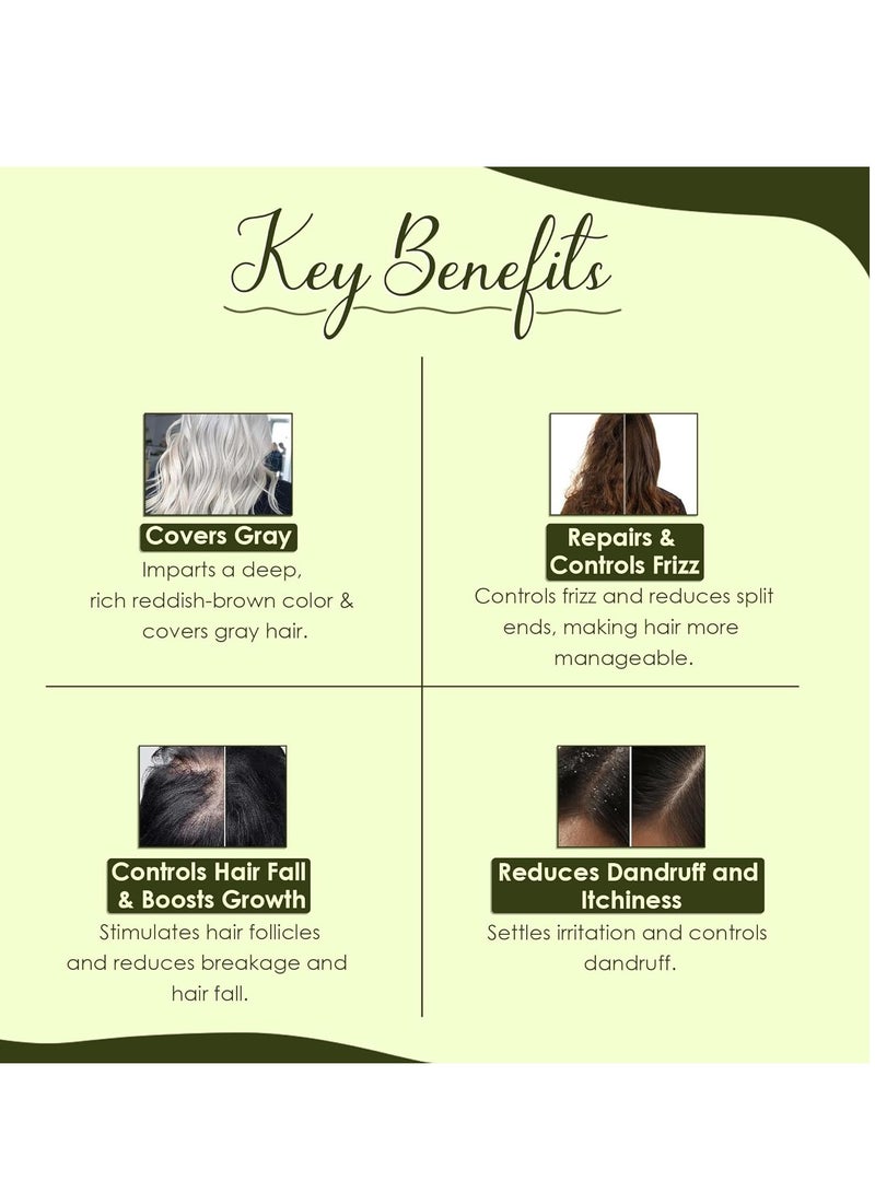 ميناتور مسحوق حناء مي نيتشر النقي ٢٢٧ غرام | حناء طبيعية من مصادر نباتية لتلوين الشعر والعناية به | عناية بالشعر بالأعشاب | بدون مواد حافظة مضافة - Image 3