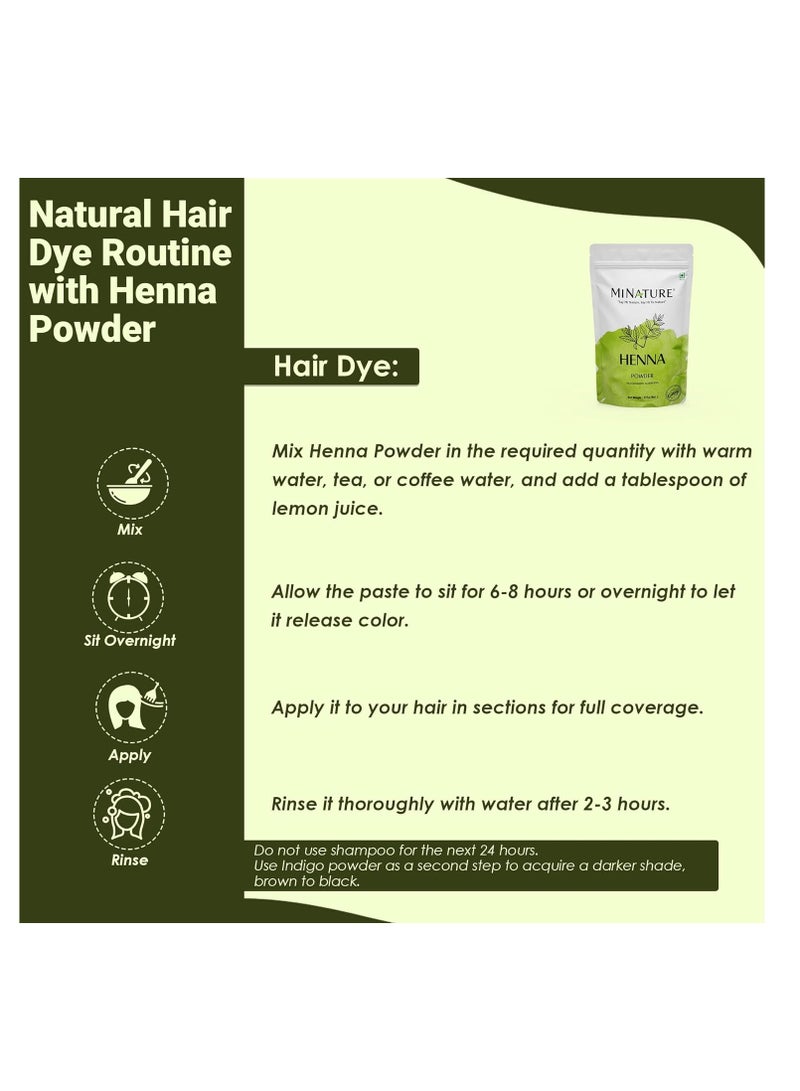 ميناتور مسحوق حناء مي نيتشر النقي ٢٢٧ غرام | حناء طبيعية من مصادر نباتية لتلوين الشعر والعناية به | عناية بالشعر بالأعشاب | بدون مواد حافظة مضافة - Image 5