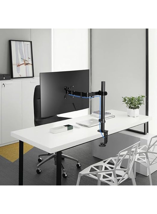 حامل شاشة مكتبي قابل للتعديل – تصميم مريح وموفر للمساحة – مناسب لشاشة حتى 27 بوصة للاستخدام اليومي في المنزل أو المكتب - Image 5