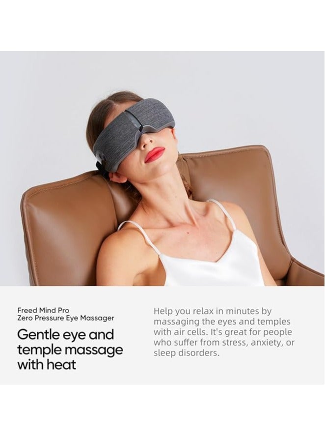 Generic Eye Massager, Bluetooth Heated Massage Goggles, Relief Migraines/Anxiety/Dry Eyes/Improve Sleep/Meditation, Graphene Constant Temperature Hot Compress, Low-Frequency Pulse - Image 4