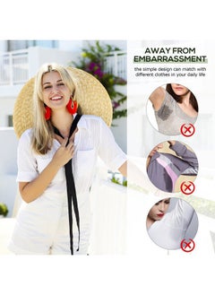 SUPVOX Underarm Sweat Pads Sweat Guard Underwear Vest Short Sleeve Dress Sweat Armpit Pads for Women Girls Ladies  - Image 3