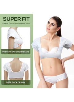 SUPVOX Underarm Sweat Pads Sweat Guard Underwear Vest Short Sleeve Dress Sweat Armpit Pads for Women Girls Ladies  - Image 5