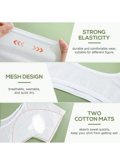 SUPVOX Underarm Sweat Pads Sweat Guard Underwear Vest Short Sleeve Dress Sweat Armpit Pads for Women Girls Ladies  - Image 4
