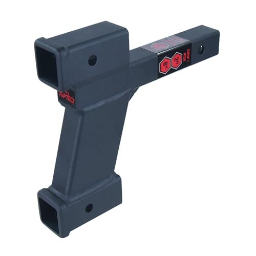 TOPTOW 64086 Trailer Dual Hitch Extender, 2-1/4-inch & 8-1/4-inch Rise/Drop, 2" Receiver, 2-inch Shank, 7500lbs Capacity… - Image 2