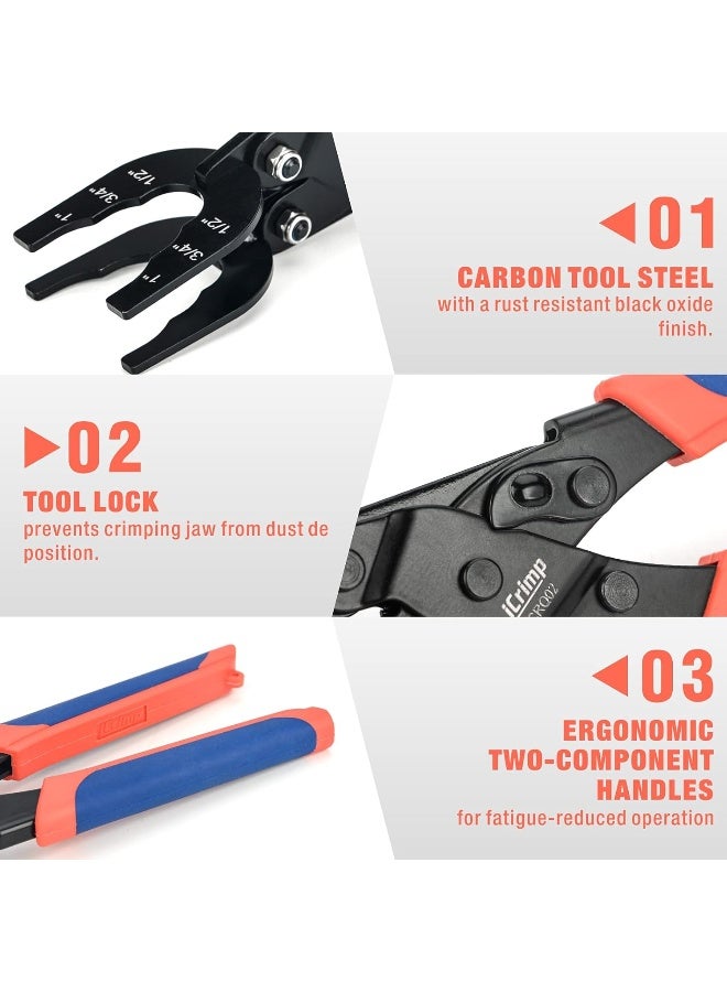 IWISS IWISS iCrimp Push-Fit Disconnect Tong Tool for Easily Removing Push-to-Connect Fittings  - Image 4