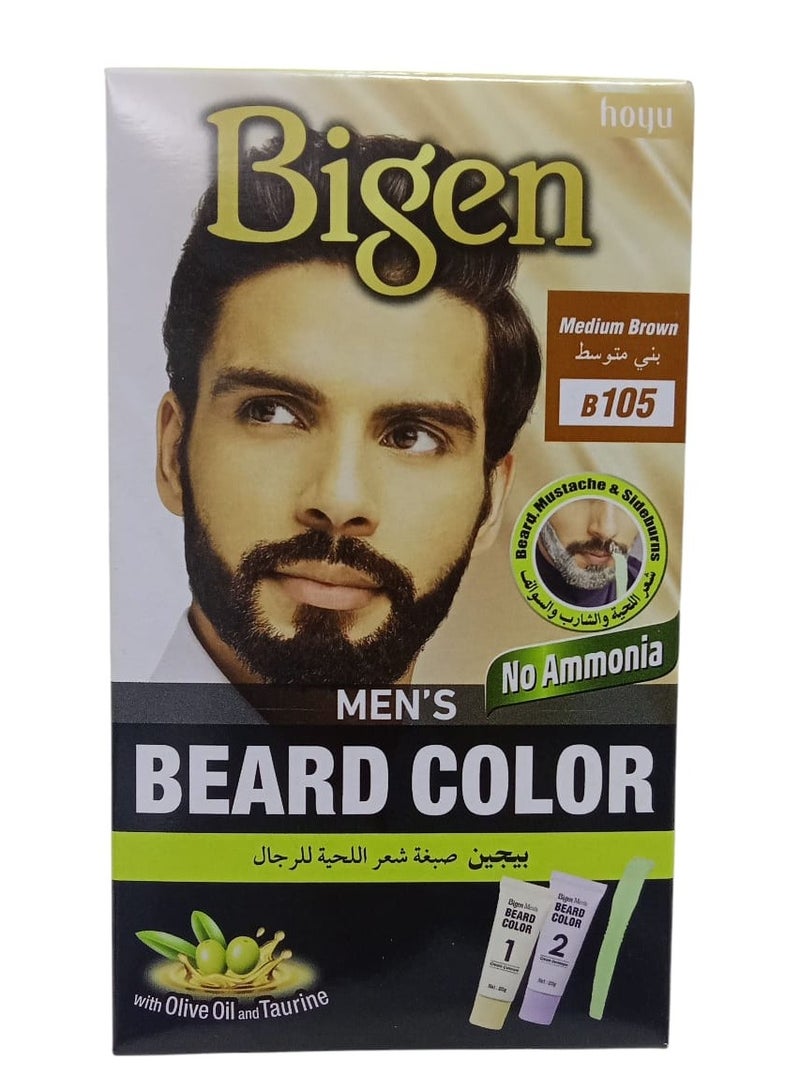 بايجن صبغة لحية 105 بني متوسط