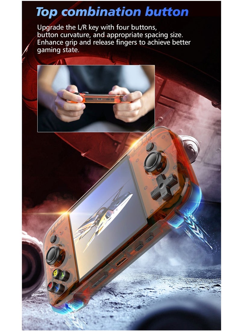 Verci - R46S Handheld Retro Gaming Console Linux System Preloaded With 8000+ Games 4 Inch Screen FPS 60HZ 4000mAh Wifi Bluetooth 32G+128G - Image 1
