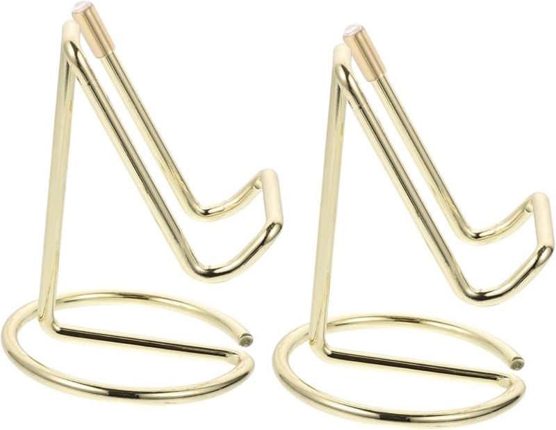 2pcs Stainless Steel Tablet Stand for Desk and Mobile Phone Holder Home Office Travel - Image 1