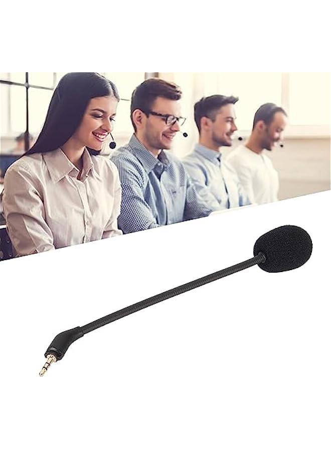 Game Mic Replacement for Logitech Astro, 2.5mm Detachable Plug and Play Microphone for Gaming Headsets, Noise Cancelling Design Rotatable Bendable Boom Microphone - Image 4