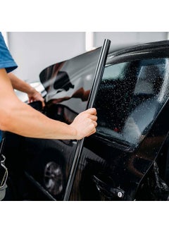 S-Sia Vendors-Good Purchase Good Care SSia VendorsGood Purchase Good Care UVProof Scratch Resistant Window Tint Film for Auto Car House Commercial 50cm X 100cm Black 35 Light BF Static Cling 