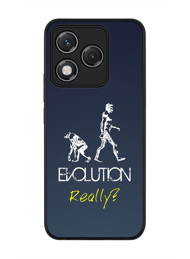 For Honor 400 Lite Case,Slim fit Camera Protection, Shockproof Thin Phone cover  - Evolution, Really (Grey)