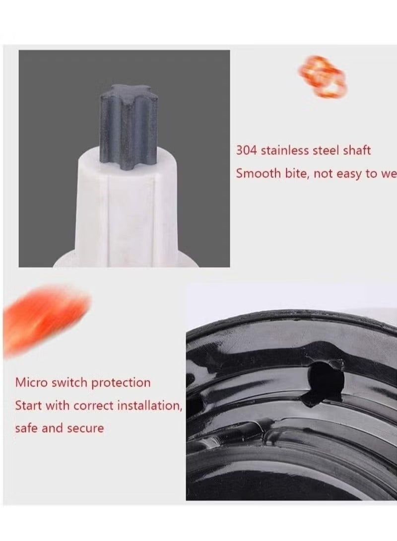 Gonice Safe 6L Meat Grinder, Food Processor Stainless Steel Chopper for Meat, Vegetables, Fruits and Nuts, Bowl 4 Sharp Blades, 1000W Kitchen Grinder  - Image 3