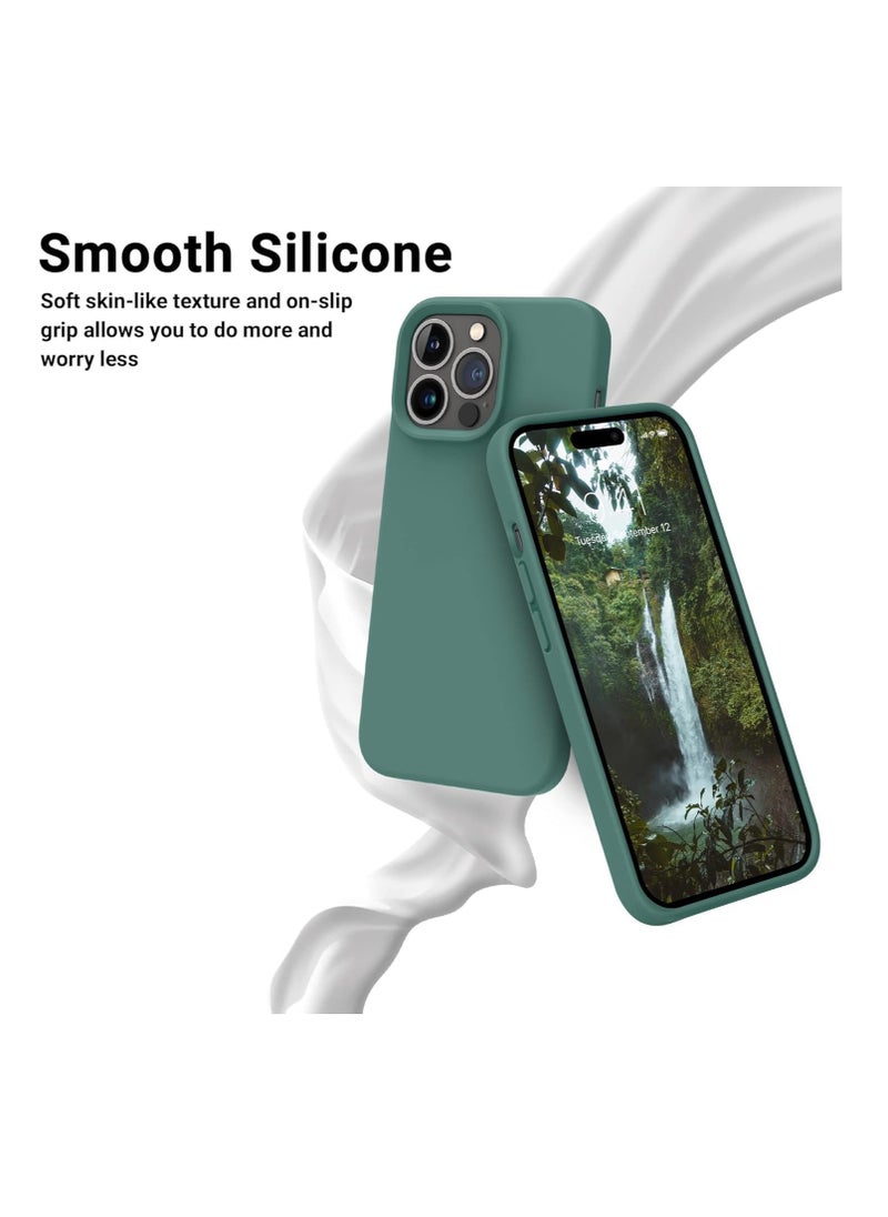 Generic - Compatible With Designed for iPhone 12 Case, Designed for iPhone 12 Pro Case, Silicone Shockproof Phone Case with [Soft Anti-Scratch Microfiber Lining] - Image 1