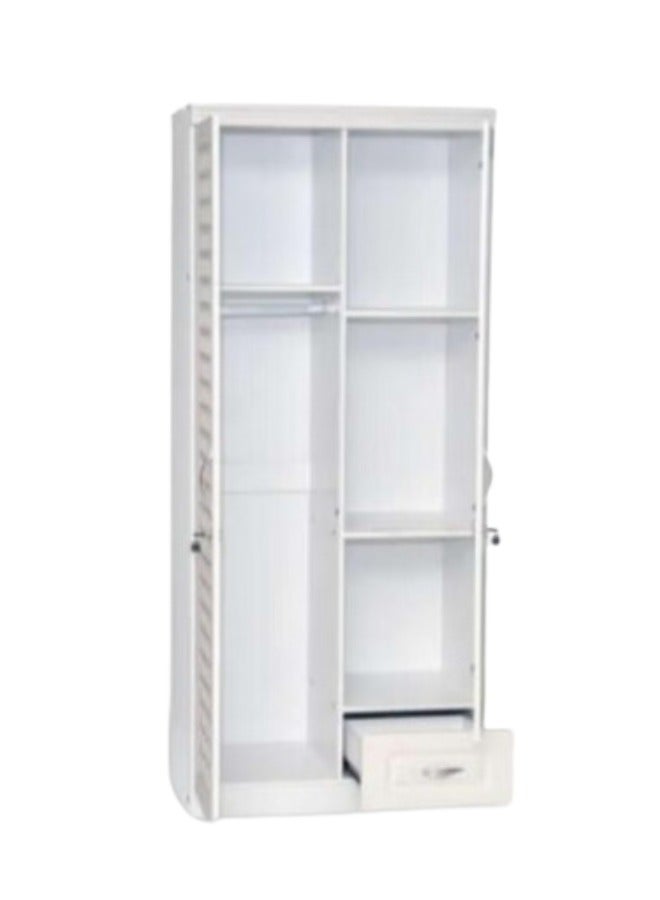 ALWASIT HOME 2 Door Wooden Wardrobe Cabinet Cupboard Engineered Wood Perfect Modern Stylish Heavy Duty With Mirror - Image 2