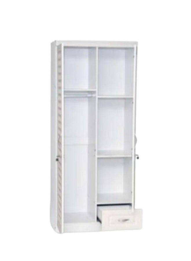 ALWASIT HOME 2 Door Wooden Wardrobe Cabinet Cupboard Engineered Wood Perfect Modern Stylish Heavy Duty With Mirror - Image 3