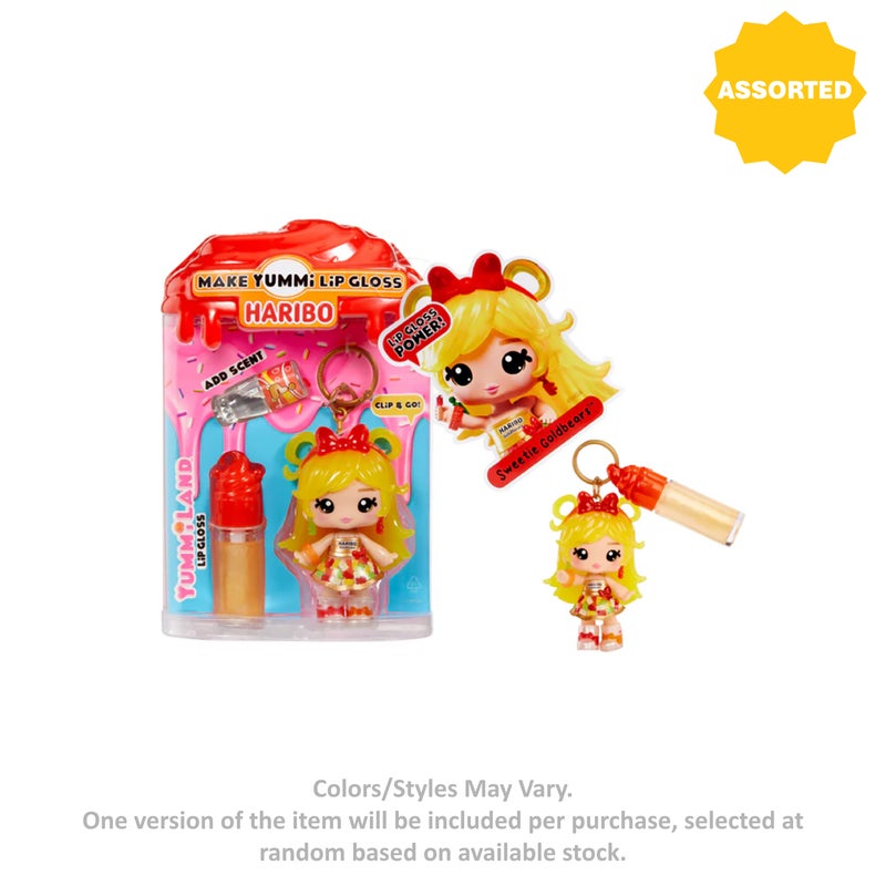 YummiLand DIY Scented Lip Gloss & Doll Set (10.16 cm, Assorted) - Image 4