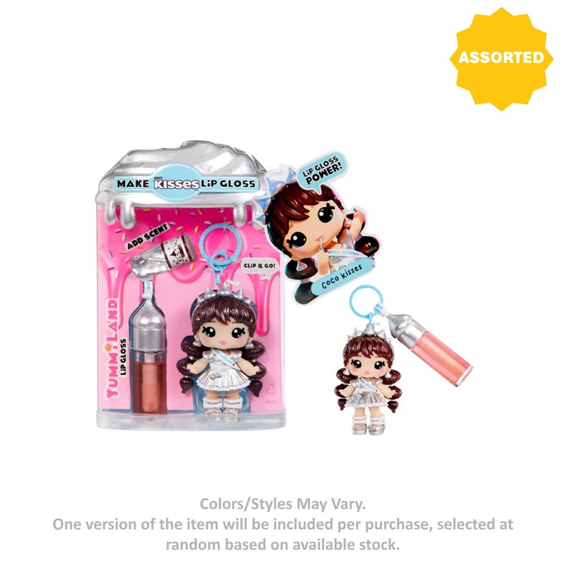 YummiLand DIY Scented Lip Gloss & Doll Set (10.16 cm, Assorted) - Image 3