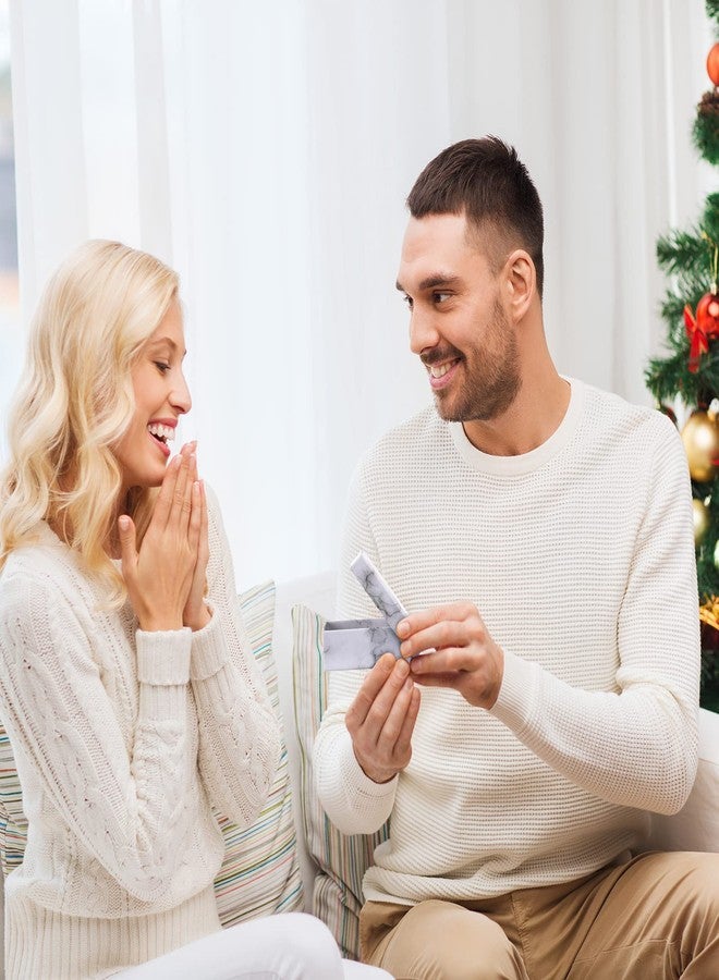 Thenshop علب هدايا مجوهرات من Thenshop، 24 قطعة، علب تغليف مجوهرات صغيرة بالجملة للأساور والقلائد والخواتم والأقراط، علب كرتونية صغيرة رخامية، مناسبة للأعمال وحفلات الزفاف وأعياد الميلاد وتغليف هدايا الأم. - Image 5