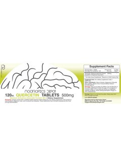 Nootropics Depot Nootropics Depot Quercetin Tablets | 500mg | 120 Count | 95% Anhydrous Quercetin  - Image 2