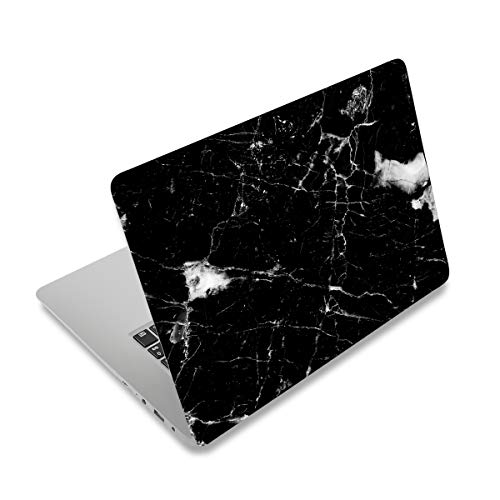 HEABPY Laptop Skin Sticker Decal,12" 13" 13.3" 14" 15" 15.4" 15.6 inch Laptop Skin Sticker Cover Art Decal Protector Notebook PC (Black Debris) - Image 1