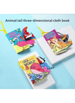 Generic Book-year-old Baby Early Education A Book Hand Tearing Book Book Cloth Book Bite 3 Kinds Of Baby-tearing Baby 0 Tail Can Be-Color:Style Traveling In Chinese And English (4 Pages And 8 Sides Including Sound Paper Bb Device)-Specifications:Standard  - Image 4