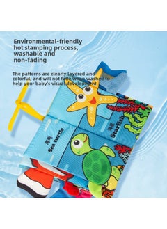 Generic Book-year-old Baby Early Education A Book Hand Tearing Book Book Cloth Book Bite 3 Kinds Of Baby-tearing Baby 0 Tail Can Be-Color:Style Traveling In Chinese And English (4 Pages And 8 Sides Including Sound Paper Bb Device)-Specifications:Standard  - Image 5