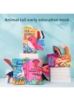 Generic Book-year-old Baby Early Education A Book Hand Tearing Book Book Cloth Book Bite 3 Kinds Of Baby-tearing Baby 0 Tail Can Be-Color:Style Traveling In Chinese And English (4 Pages And 8 Sides Including Sound Paper Bb Device)-Specifications:Standard  - Image 2