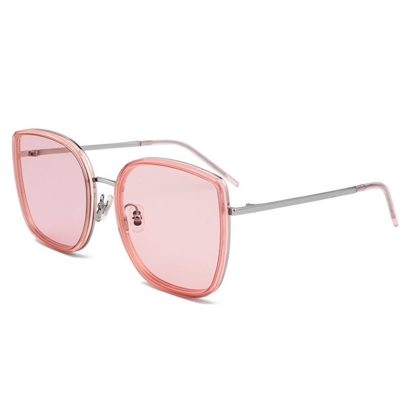 Generic GM Sunglasses UV-proof Mens and Womens Lenses Red Book Online Celebre Same Style Plate Fashion Wear Round Face BI Pink