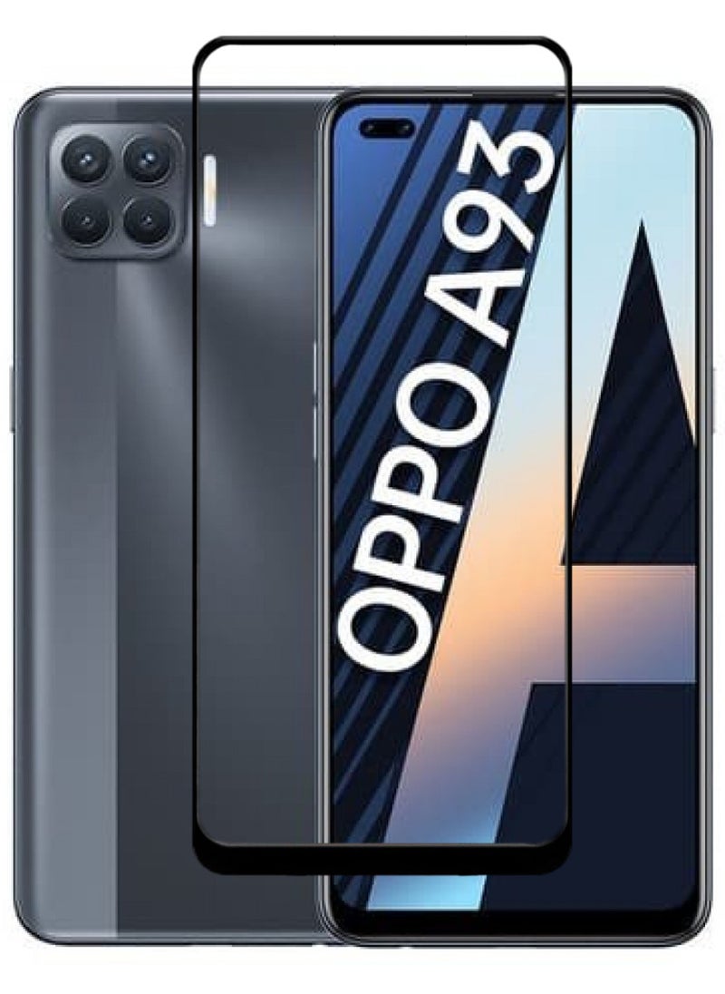 ACLIX Antistatic ESD Dustproof Premium Quality High Definition Tempered Glass Screen Protector Designed For Oppo A93 - Image 1