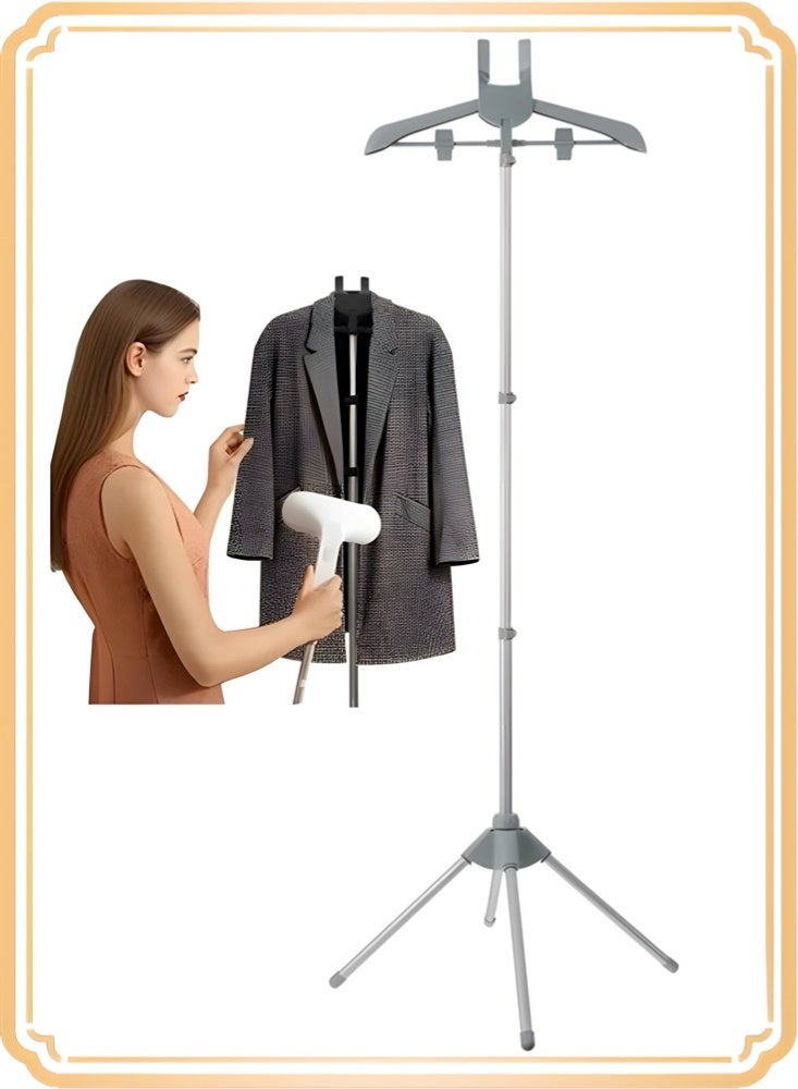 أبيكس حامل مكواة بخار للملابس، حامل مكواة بخار، شماعة ملابس لتبخير الملابس، رف بخار للملابس، حامل ملابس لتبخير الملابس، مكواة بخار للملابس مع حامل - Image 1