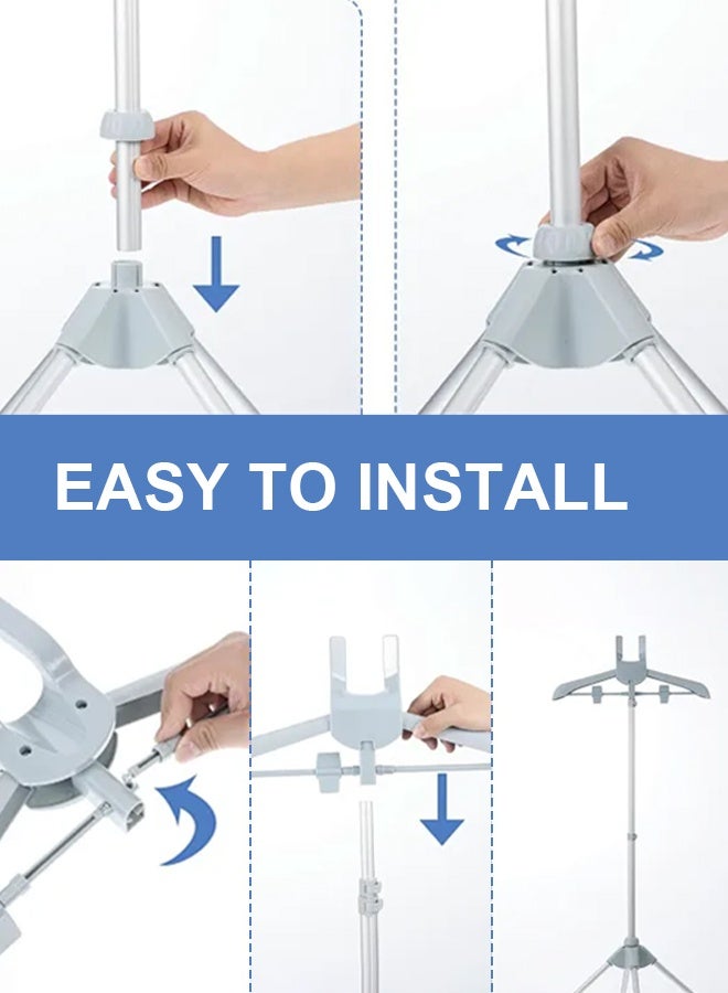 أبيكس حامل مكواة بخار للملابس، حامل مكواة بخار، شماعة ملابس لتبخير الملابس، رف بخار للملابس، حامل ملابس لتبخير الملابس، مكواة بخار للملابس مع حامل - Image 5