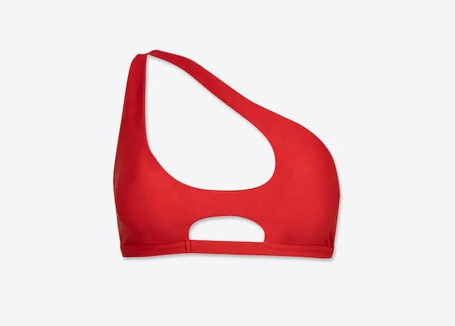 ملابس سباحة اي بي واي Tara inferno one-shoulder lustrous top