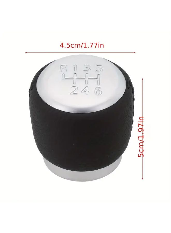Black 6 Speed Gear Shift Knob for Toyota Avensis T25 RAV4 2005 2012 - Image 2