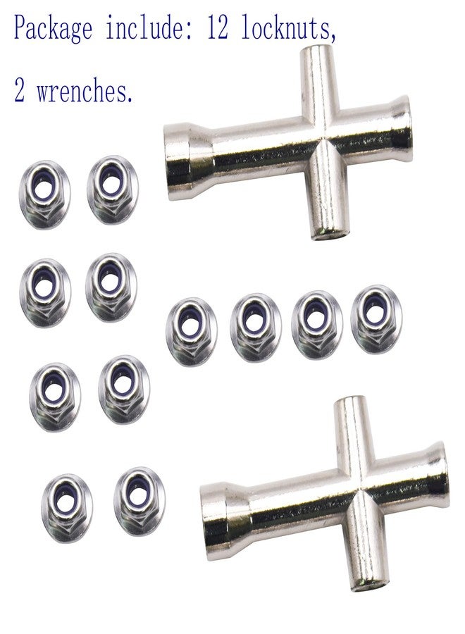 Blomiky 12 Pack 7mm M40 Wheel Lock Nut 25-WJ02 and 2 Pack 7MM Wrenches Spare Part for H14BM 14210 14211 16208 H16 H16PL 9125 Q903 RC Car RC Truck / 9125 Locknut 2 - Image 4