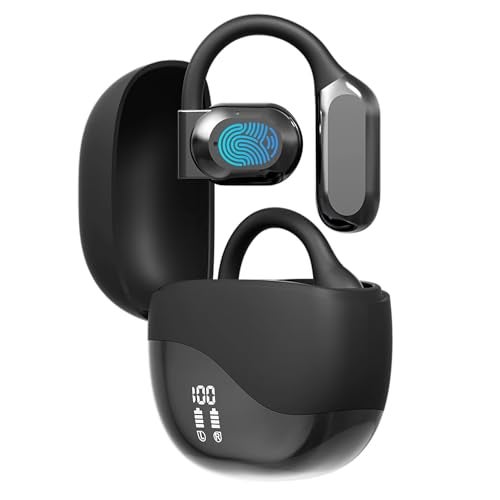 SENPUKI Ai Language Translation Earbuds, Translator Earbuds Real Time with APP Compatible with iOS & Android, 144-Language Bluetooth Headphones Translating Device for Travel and Business - Black - Image 1