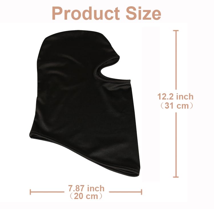 FGSS Classic Balaclava-Face-Mask for Kids - Boys Girls Lightweight Windproof UV Protector Neck Gaiter Skiing Cycling Scarf Black - Image 2